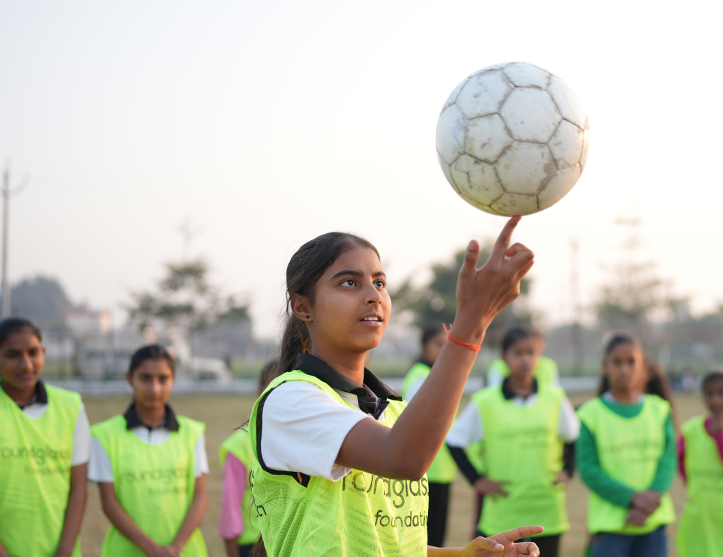 26% of the children enrolled in our sports centers for football training are girls