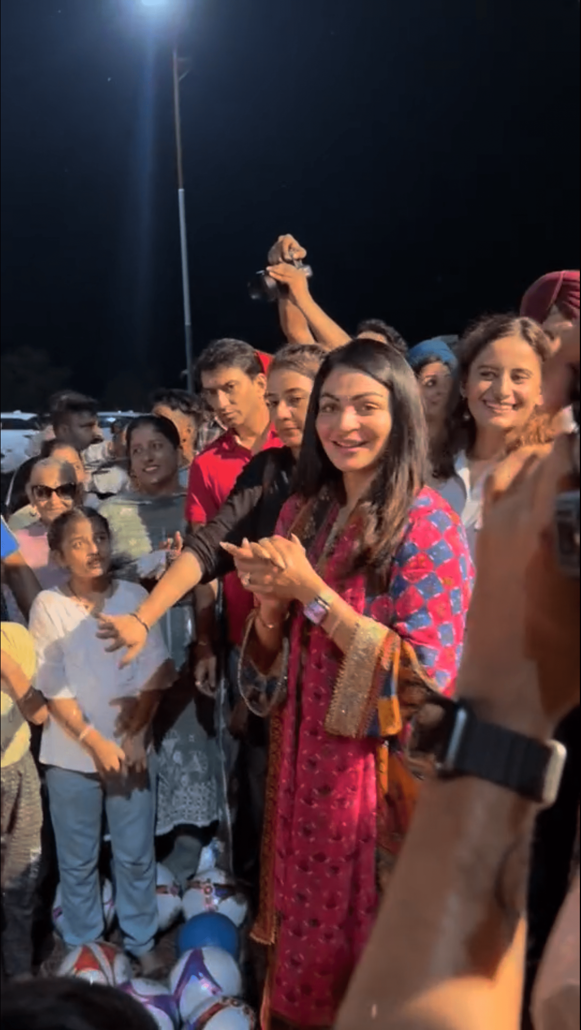 Neeru Bajwa inspiring our young footballers