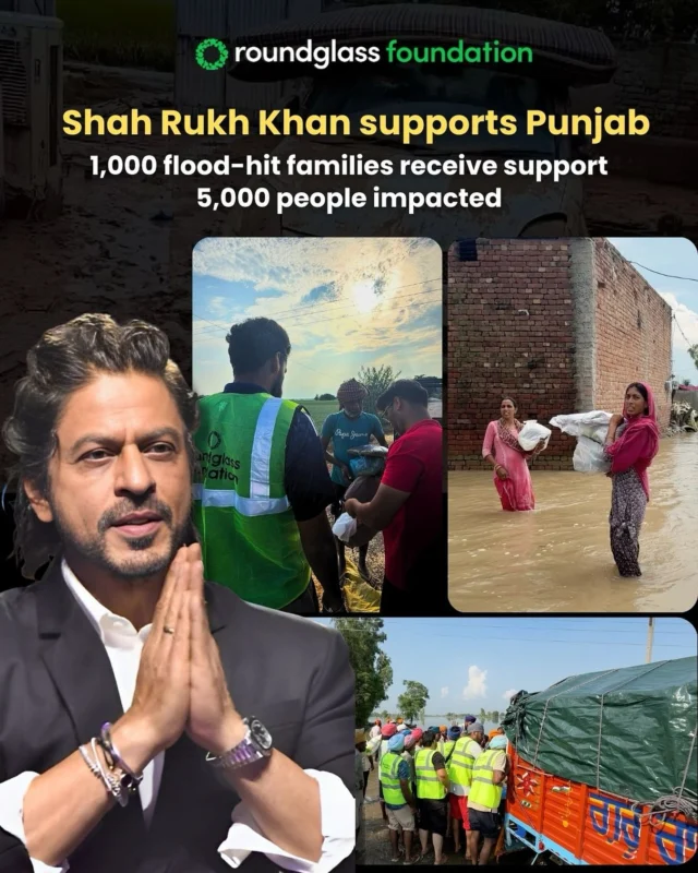 Heartfelt gratitude to Shah Rukh Khan Ji for extending a helping hand to us through his Meer Foundation. His support gives us strength, hope, and fuels our belief that we will overcome this.

With his support, we have been able to impact 5,000 people across several affected areas: Chak Aul in Amritsar; Ghanike Bet in Gurdaspur; Dhani Mohna Ram, Dhani Gurkha, Gatti No. 3, and Sabuana in Fazilka; and Gati Rajo Ke and Tendi Wala in Ferozpur.

ਸ਼ਾਹਰੁਖ ਖਾਨ ਜੀ ਦਾ ਉਨ੍ਹਾਂ ਦੇ ਮੀਰ ਫਾਊਂਡੇਸ਼ਨ ਰਾਹੀਂ ਸਾਡੀ ਮਦਦ ਕਰਨ ਲਈ ਦਿਲੋਂ ਧੰਨਵਾਦ। ਉਨ੍ਹਾਂ ਦੇ ਸਮਰਥਨ ਨਾਲ ਸਾਨੂੰ ਤਾਕਤ ਅਤੇ ਉਮੀਦ ਮਿਲੀ ਹੈ। 
ਉਨ੍ਹਾਂ ਦੇ ਸਮਰਥਨ ਨਾਲ, ਅਸੀਂ ਕਈ ਪ੍ਰਭਾਵਿਤ ਖੇਤਰਾਂ ਵਿੱਚ 5,000 ਲੋਕਾਂ ਨੂੰ ਰਾਹਤ ਪ੍ਰਦਾਨ ਕਰਨ ਦੇ ਯੋਗ ਹੋ ਗਏ ਹਾਂ: ਅੰਮ੍ਰਿਤਸਰ ਵਿੱਚ ਚੱਕ ਔਲ; ਗੁਰਦਾਸਪੁਰ ਵਿੱਚ ਘਣੀਕੇ ਬੇਟ; ਫਾਜ਼ਿਲਕਾ ਵਿੱਚ ਢਾਣੀ ਮੋਹਣਾ ਰਾਮ, ਢਾਣੀ ਗੁਰਖਾ, ਗੱਟੀ ਨੰਬਰ 3, ਅਤੇ ਸਾਬੁਆਣਾ; ਅਤੇ ਫਿਰੋਜ਼ਪੁਰ ਵਿੱਚ ਗੱਟੀ ਰਾਜੋ ਕੇ ਅਤੇ ਟਿੰਡੀ ਵਾਲਾ।
