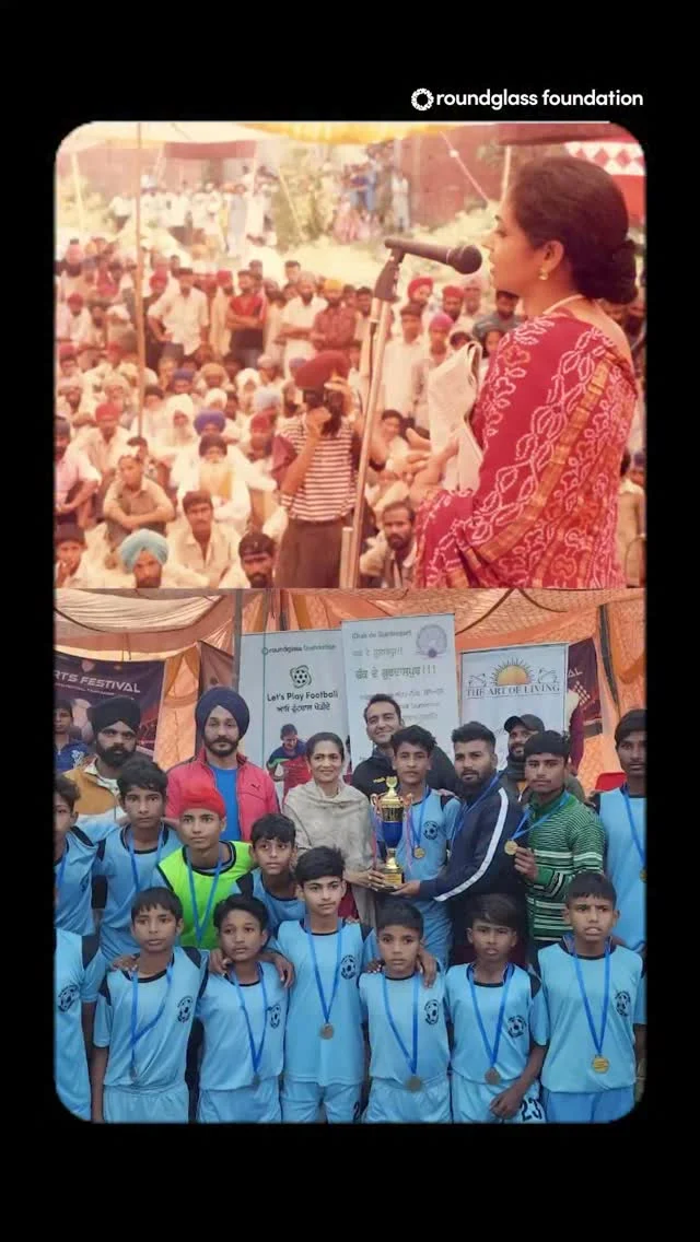 Kavita and Vinod Khanna Foundation has been our partner for some years now. We have been working together for youth development in the villages of Punjab. Kavita ji’s dedication and vision have been strengthening our work on the ground. We are thankful for her invaluable contribution in building a future when young people of Punjab can thrive.

ਕਵੀਤਾ ਅਤੇ ਵਿਨੋਦ ਖੰਨਾ ਫਾਊਂਡੇਸ਼ਨ ਕਈ ਸਾਲਾਂ ਤੋਂ ਸਾਡੀ ਸਹਿਯੋਗੀ ਹੈ। ਅਸੀਂ ਪੰਜਾਬ ਦੇ ਪਿੰਡਾਂ ਵਿੱਚ ਨੌਜਵਾਨਾਂ ਦੇ ਵਿਕਾਸ ਲਈ ਇਕੱਠੇ ਕੰਮ ਕਰ ਰਹੇ ਹਾਂ। ਕਵੀਤਾ ਜੀ ਦਾ ਸਮਰਪਣ ਅਤੇ ਦ੍ਰਿਸ਼ਟੀ ਸਾਡੇ ਕੰਮ ਨੂੰ ਜ਼ਮੀਨੀ ਪੱਧਰ 'ਤੇ ਮਜ਼ਬੂਤ ​​ਕਰ ਰਹੀ ਹੈ। ਅਸੀਂ ਬੱਚਿਆਂ ਦੇ ਚੰਗੇ ਭਵਿੱਖ ਬਣਾਉਣ ਵਿੱਚ ਉਨ੍ਹਾਂ ਦੇ ਅਨਮੋਲ ਯੋਗਦਾਨ ਲਈ ਧੰਨਵਾਦੀ ਹਾਂ। 

#villagesportsfestival #kavitaandvinodkhannafoundation #roundglassfoundation #punjab